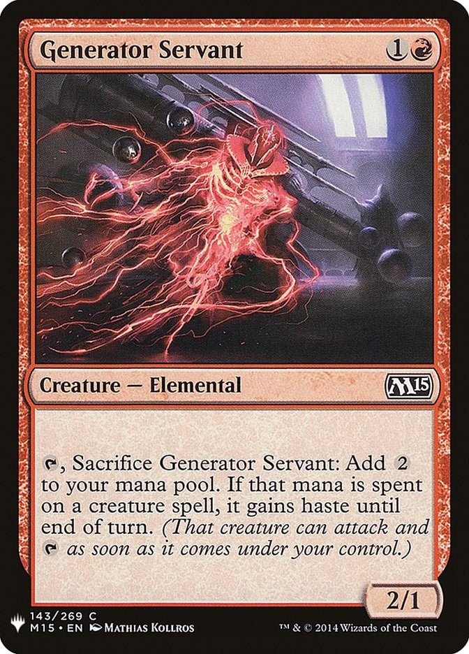 Generator Servant (143) (LIST)