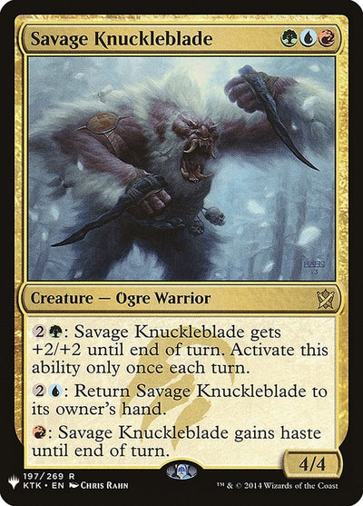 Savage Knuckleblade (197) (LIST)