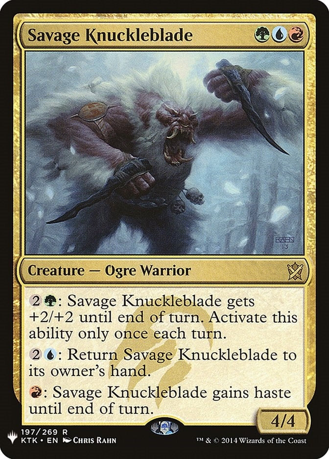 Savage Knuckleblade (197) (LIST)