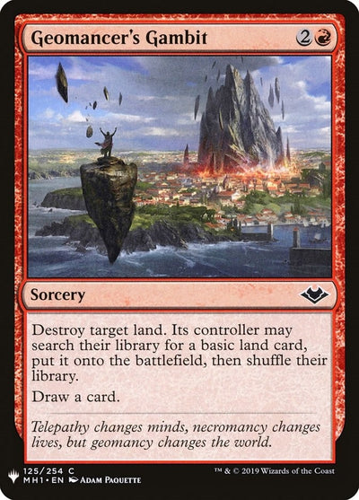Geomancer's Gambit (125) (LIST)
