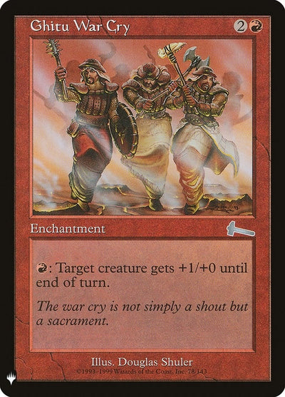 Ghitu War Cry (78) (LIST)