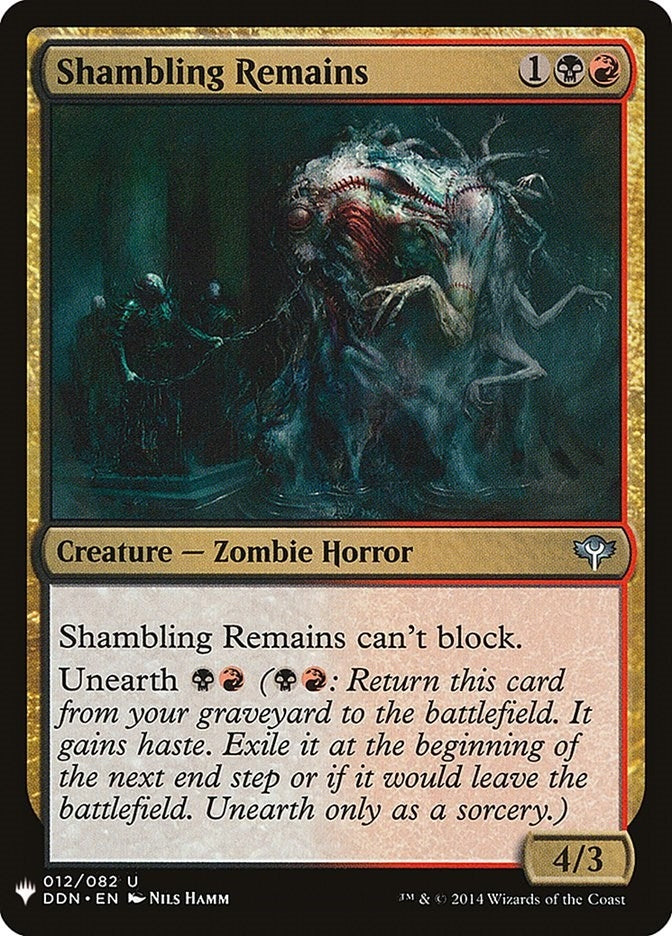 Shambling Remains (12) (LIST)