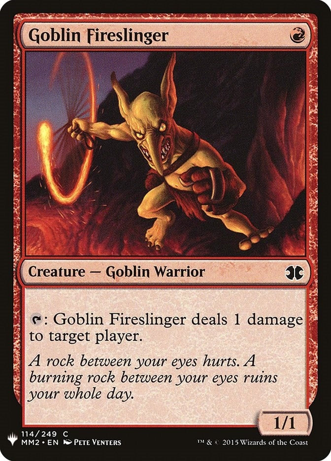 Goblin Fireslinger (114) (LIST)
