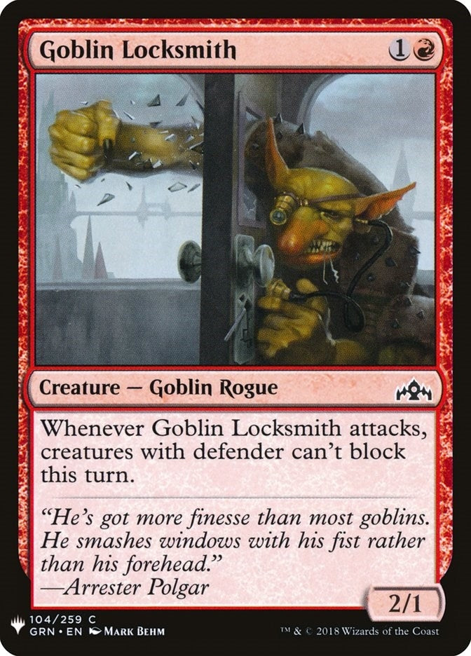 Goblin Locksmith (104) (LIST)