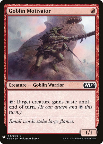 Goblin Motivator (143) (LIST)