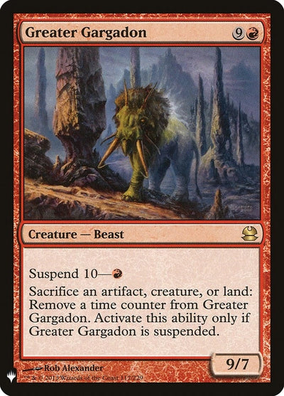 Greater Gargadon (117) (LIST)