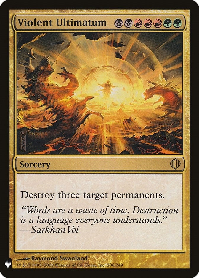 Violent Ultimatum (206/249) (LIST)