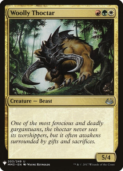 Woolly Thoctar (203) (LIST)