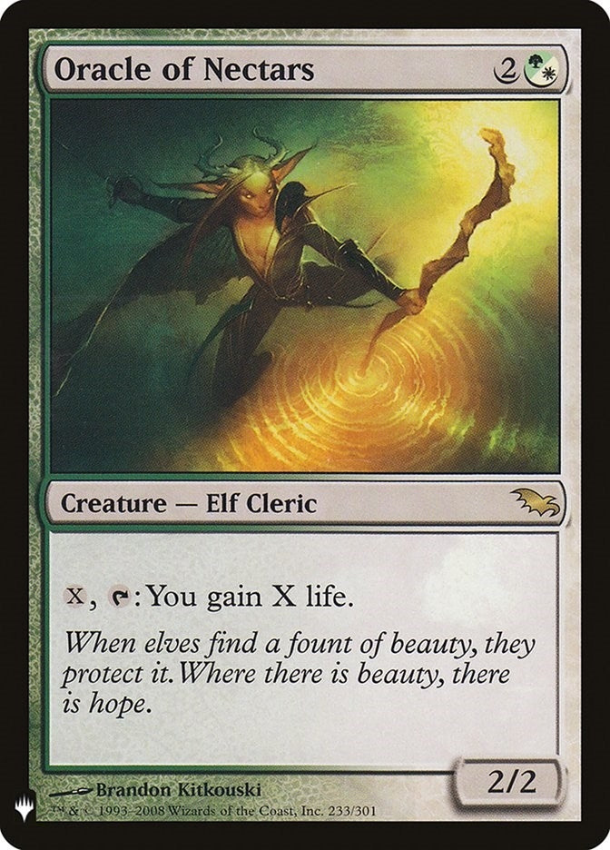 Oracle of Nectars (233) (LIST)