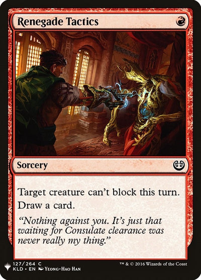 Renegade Tactics (127) (LIST)