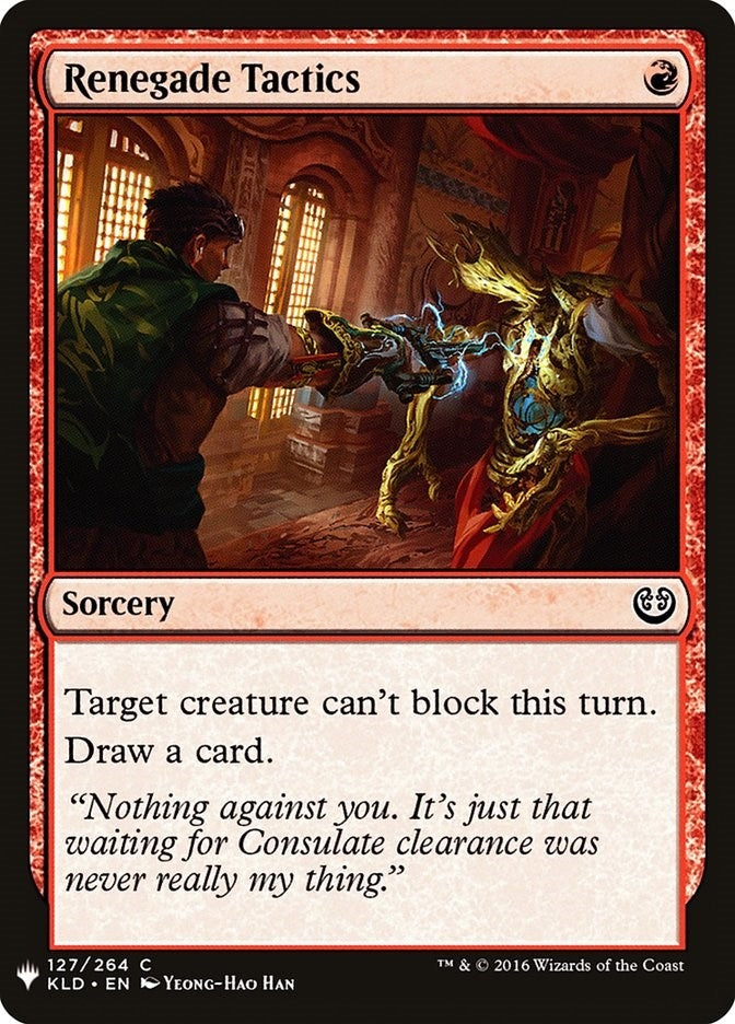 Renegade Tactics (127) (LIST)