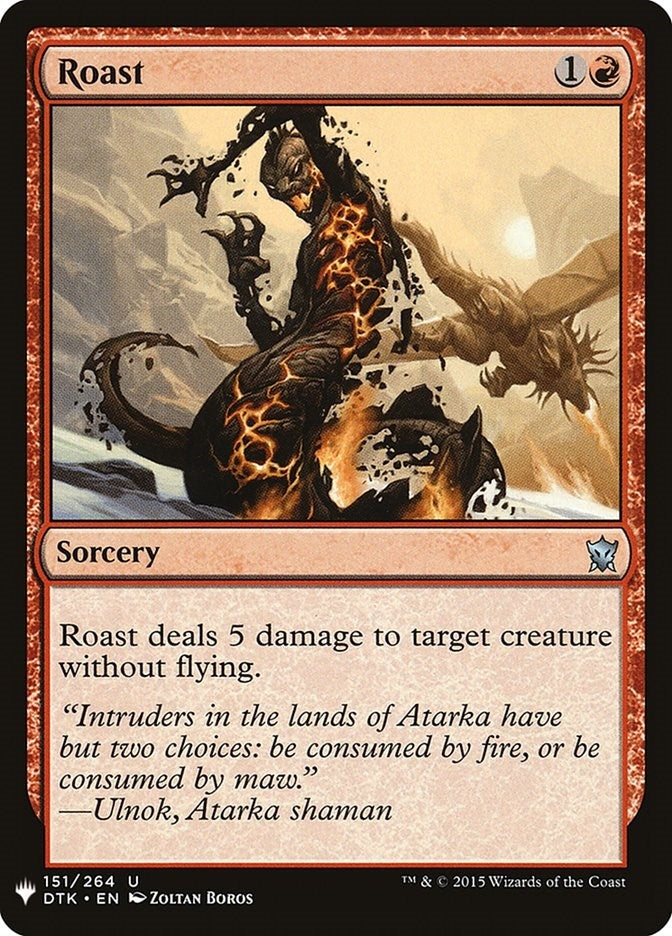 Roast (151) (LIST)