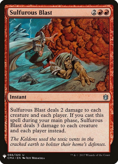 Sulfurous Blast (88) (LIST)