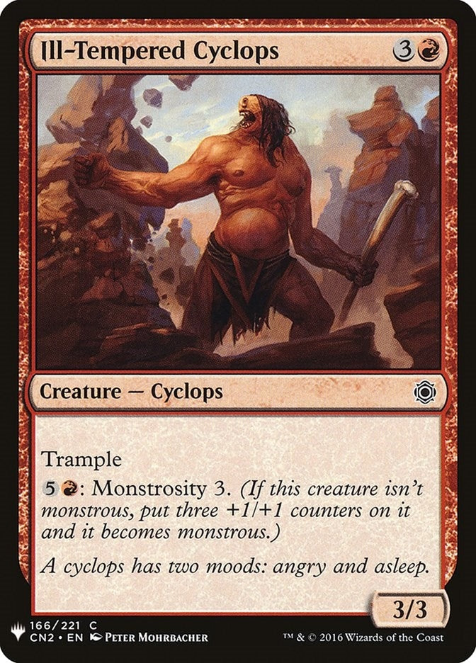 Ill-Tempered Cyclops (166) (LIST)