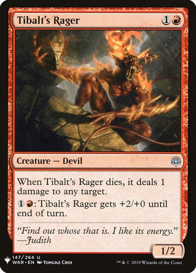 Tibalt's Rager (147) (LIST)