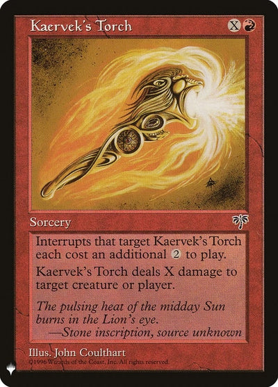 Kaervek's Torch (185) (LIST)