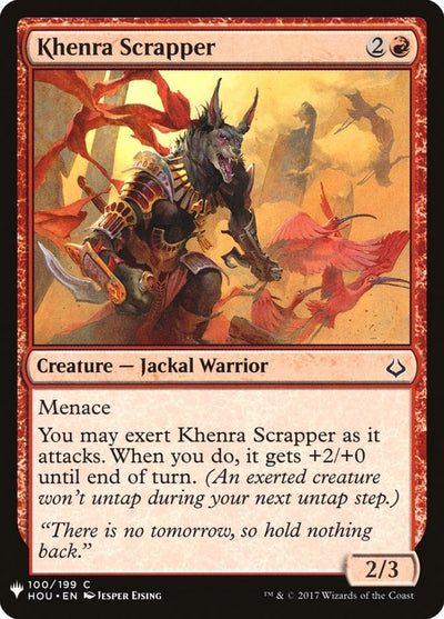 Khenra Scrapper (100) (LIST)