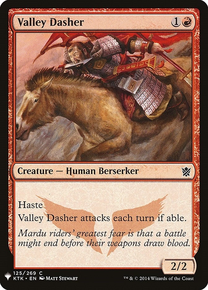 Valley Dasher (125) (LIST)