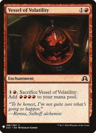 Vessel of Volatility (189) (LIST)