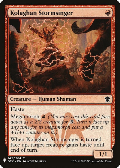 Kolaghan Stormsinger (145) (LIST)