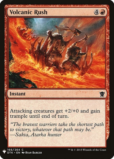 Volcanic Rush (166) (LIST)