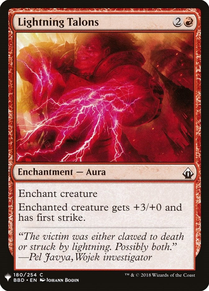Lightning Talons (180) (LIST)