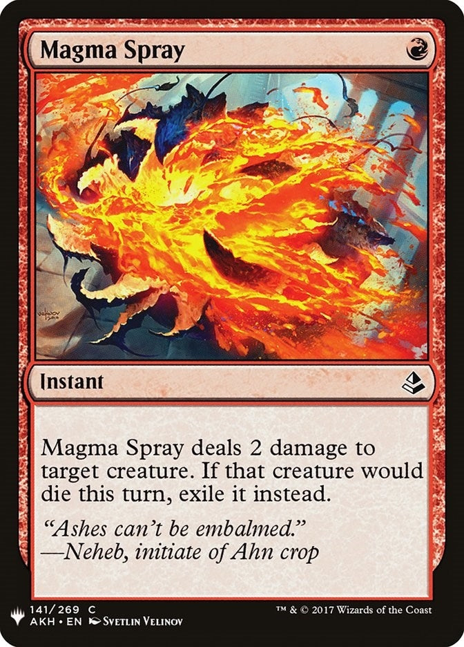 Magma Spray (141) (LIST)