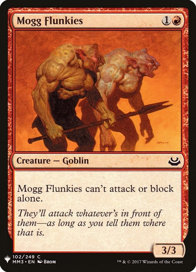 Mogg Flunkies (102) (LIST)
