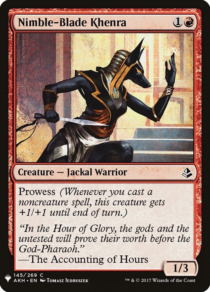 Nimble-Blade Khenra (145) (LIST)