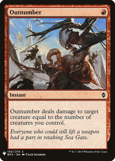 Outnumber (150) (LIST)