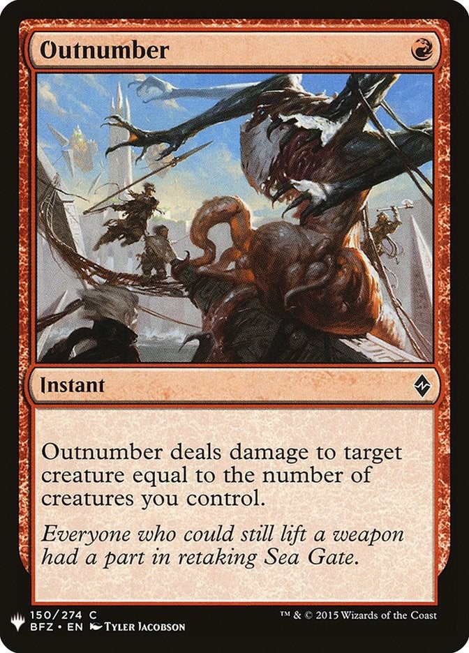 Outnumber (150) (LIST)