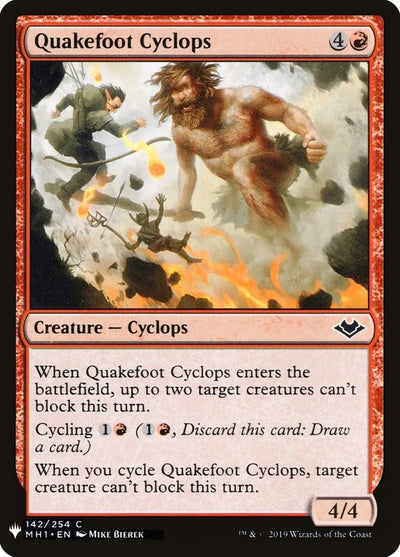 Quakefoot Cyclops (142) (LIST)