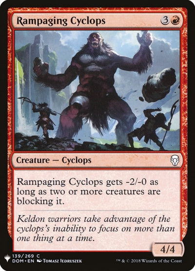 Rampaging Cyclops (139) (LIST)