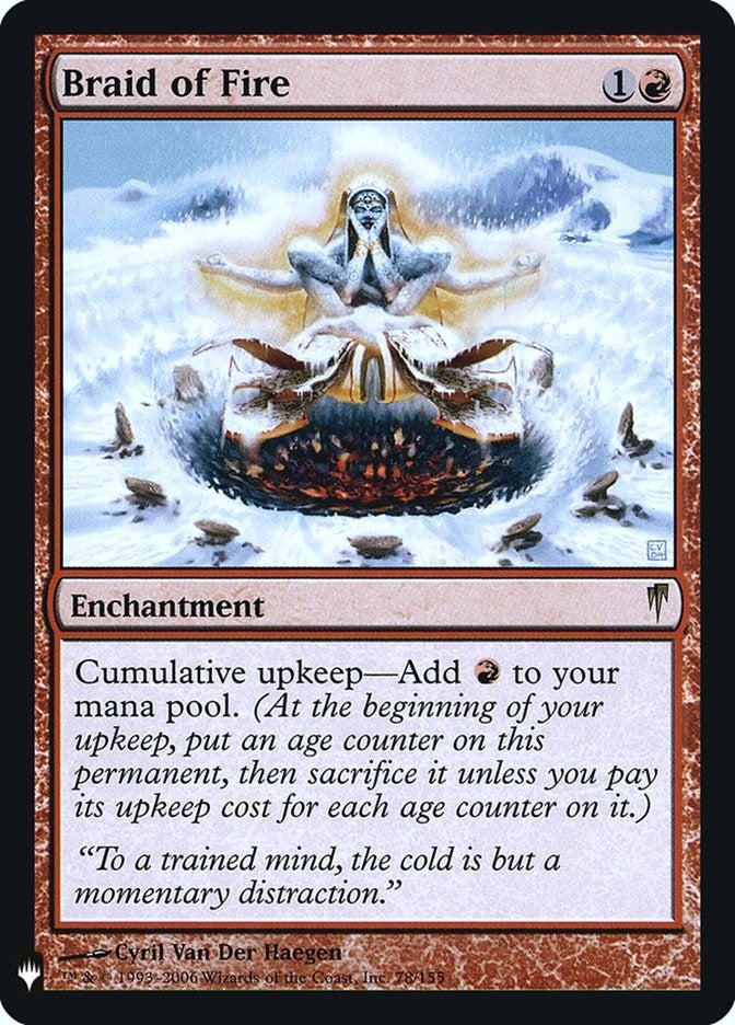Braid of Fire (78) (LIST)