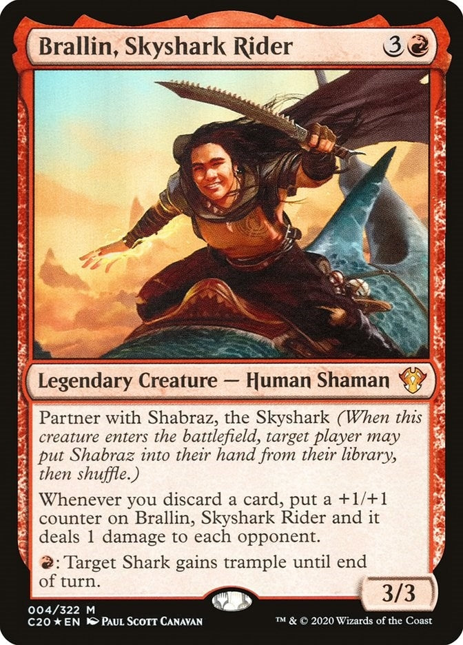 Brallin, Skyshark Rider (4) (C20)