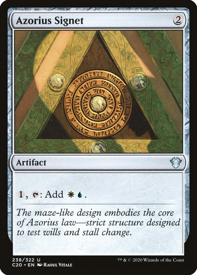 Azorius Signet (238) (C20)
