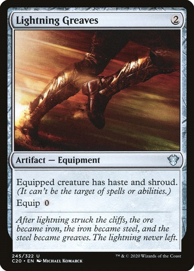 Lightning Greaves (245) (C20)