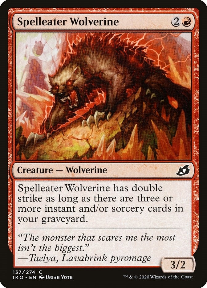 Spelleater Wolverine (137) (IKO)