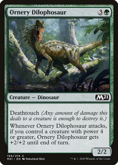 Ornery Dilophosaur (194) (M21)