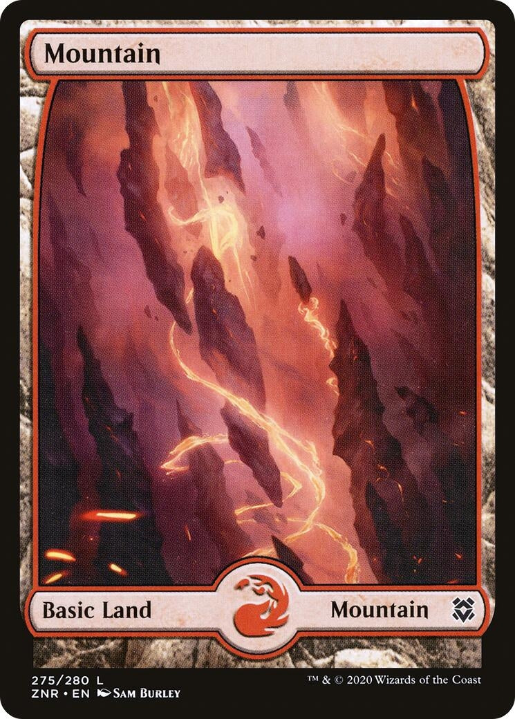 Mountain (275) - Full Art (275) (ZNR)