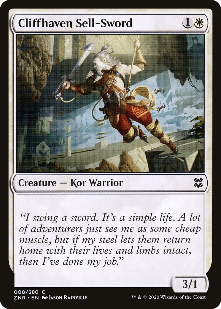 Cliffhaven Sell-Sword (8) (ZNR)