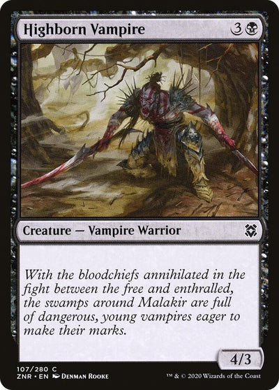 Highborn Vampire (107) (ZNR)