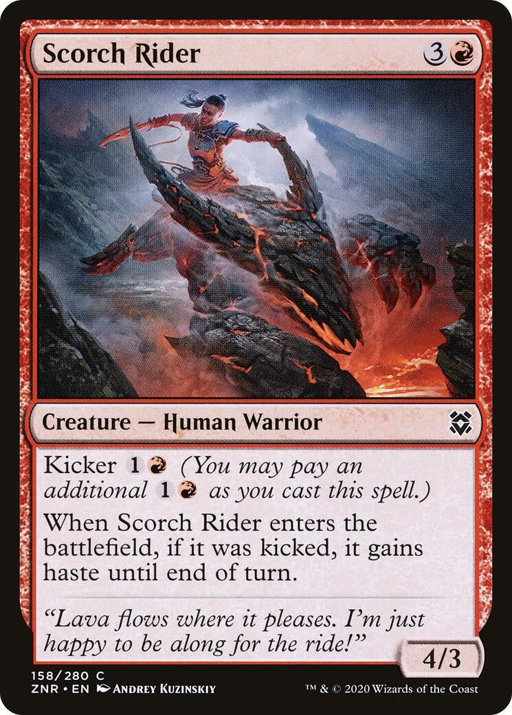 Scorch Rider (158) (ZNR)