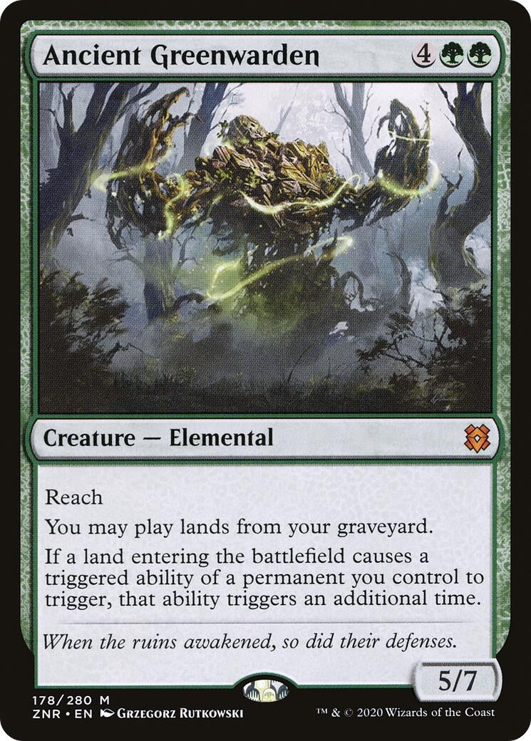 Ancient Greenwarden (178) (ZNR)