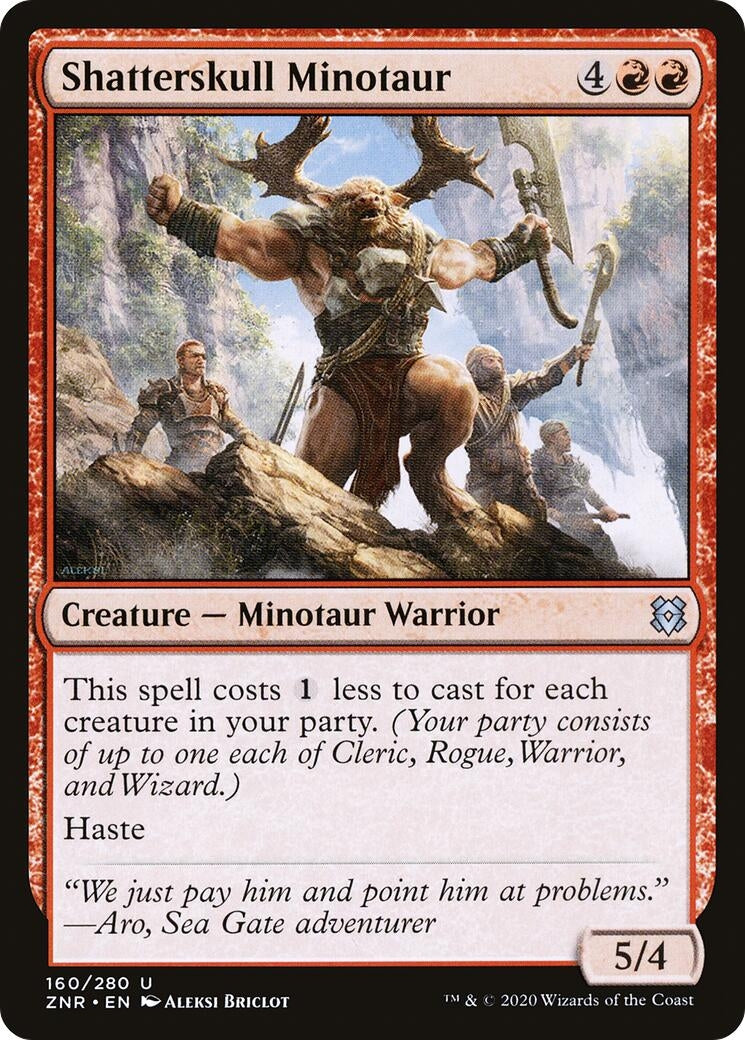 Shatterskull Minotaur (160) (ZNR)