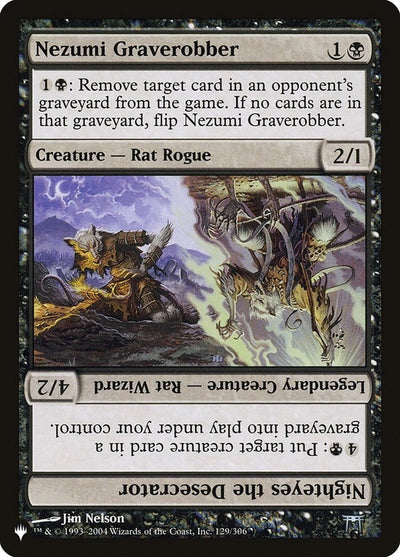 Nezumi Graverobber // Nighteyes the Desecrator (129/306) (LIST)