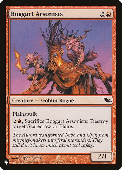 Boggart Arsonists (85/301) (LIST)