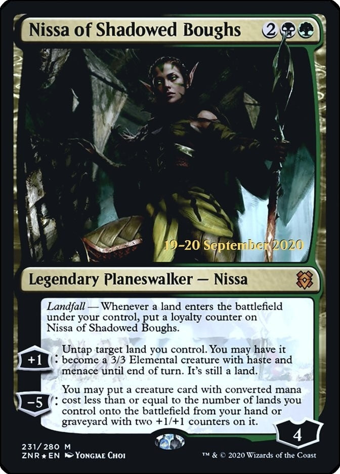 Nissa of Shadowed Boughs (231) (PRE)