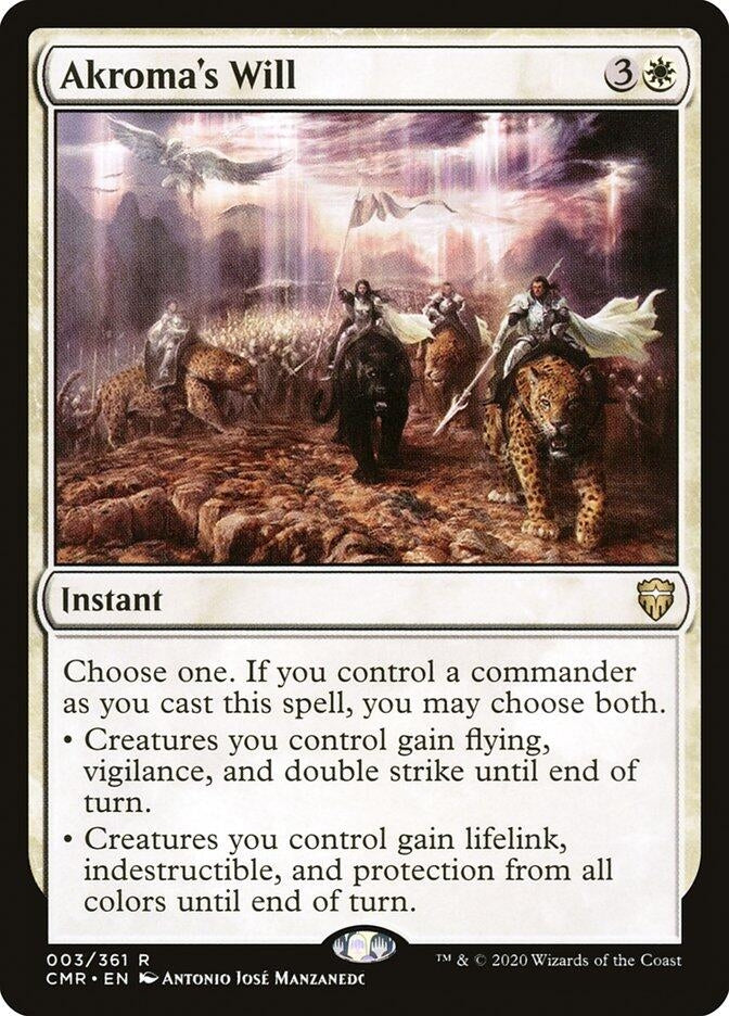 Akroma's Will (3) (CMR)