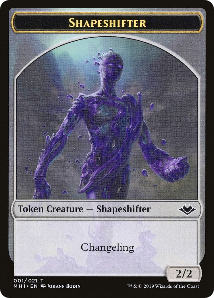 Shapeshifter // Myr Double-Sided Token (1 // 19) (MH1)